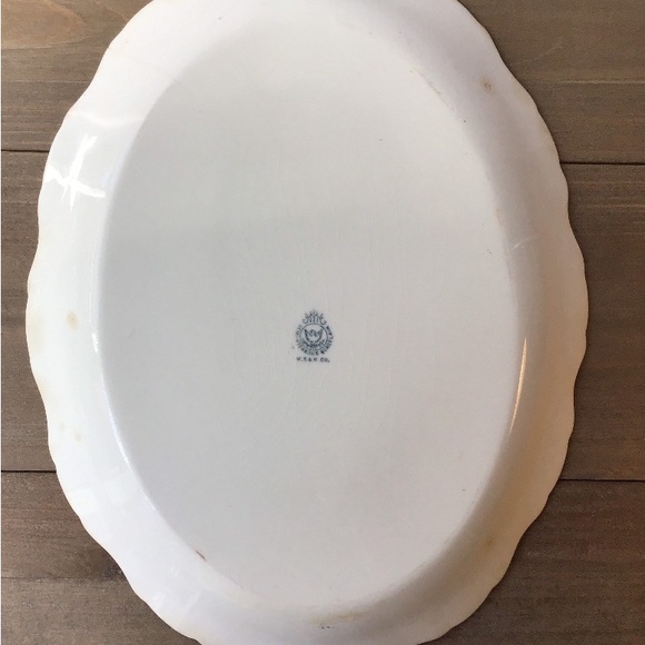 🌸VTG Porcelain Serving Platter - Picture 6 of 10